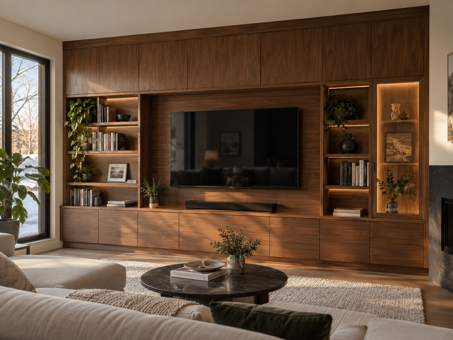 Rangements intégrés — détail